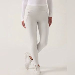 ATHLETA PEAK FLEECE TIGHT - off white - S